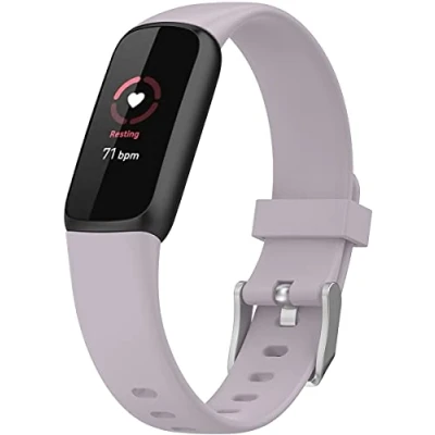 Immagine di Shieranlee Cinturino di Ricambio Compatibile con Fitbit Luxe Activity Tracker Braccialetti QuickFit in silicone alta qualità,taglia piccola