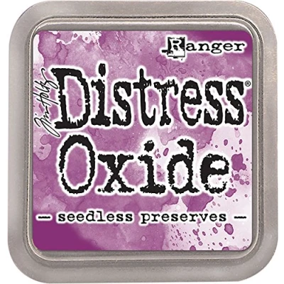 Immagine di Ranger Tim Holtz Distress Oxide Ink Pad Seedless preserves, Materiale Sintetico, Purple, 7.5 x 1.9 cm