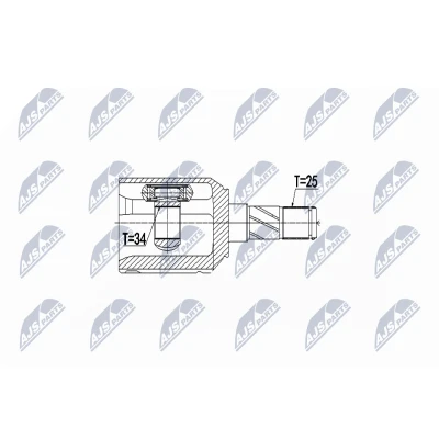 Immagine di NTY NPW CH 039 Kit Giunto Omocinetico Trasmissione automatica Assale anteriore Sx JEEP: Compass