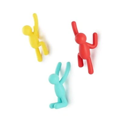 Immagine di Umbra Buddy Ganci da parete, Set di 3, Colori assortiti #1