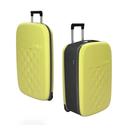 Immagine di Rollink VEGA II Faltbarer 2ROLLEN Kabinen S 55 CM Trolley, Taglia: One Size, Yellow iris