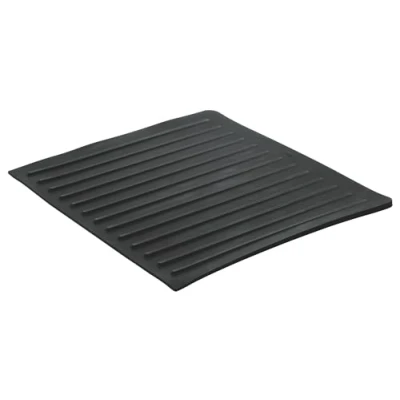 Immagine di GROHE Gocciolatoio, Tappetino scolapiatti antiscivolo sopra il lavello della cucina, 450 x 400 mm, Resistente al calore, Lavabile in lavastoviglie, Silicone, Nero, 40871K00