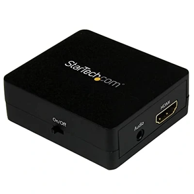 Immagine di StarTech.com Estrattore Audio HDMI, HDMI a 3,5mm Convertitore Audio, 2.1 Stereo 1080p