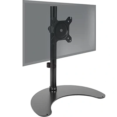 Immagine di Duronic DM15D1 Supporto Monitor singolo da tavolo Schermo LCD LED 13 32 Altezza regolabile Capacità 8 kg