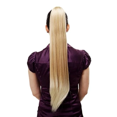 Immagine di WIG ME UP T113 24BT613 Toupet/Coda di cavallo, Molto Lunghi Lisci, Clip a farfalla, circa 70 cm Mix Biondo