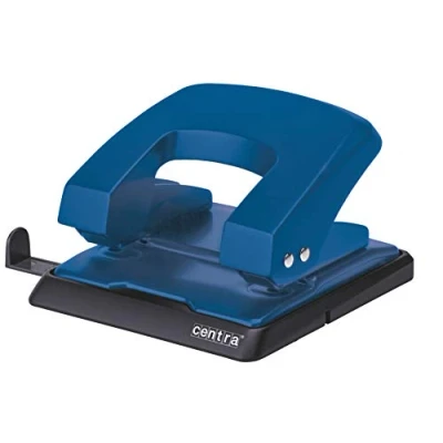 Immagine di Centra Esselte HP30 perforatore in plastica a 2 fori, 30 fogli, Blu, 623684