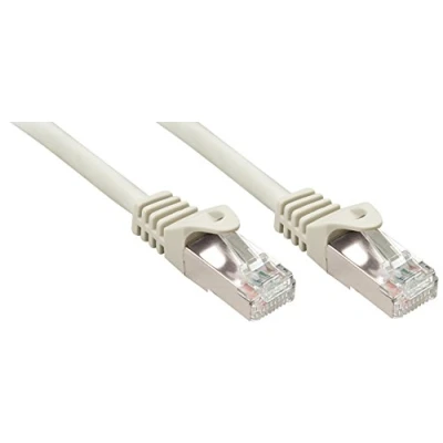 Immagine di LINDY 48390 RJ45 cavo di rete, patch CAT 5e F/UTP 0.50 m Grigio con protezione 1 pz.
