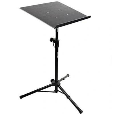 Immagine di Rockjam RJLP3 Stand per laptop del proiettore impieghi gravosi o scrivania temporanea con il corpo treppiede e la piastra strutturata