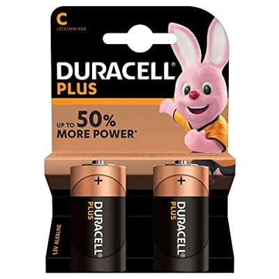 Immagine di Duracell Batterie Mezza Torcia C Plus LR14 MN1400 1Cnf/2pz