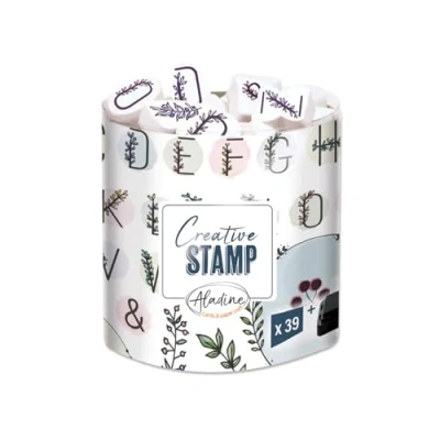 Immagine di Aladine Stampo Scrap ALFABET CRAYONNE, Colore, 03751