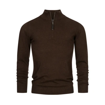 Immagine di Indicode Jeans GORE Maglione, Uomo, Taglia: Small, Dk brown mix