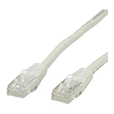 Immagine di Value 21.99.0515 RJ45 cavo di rete, patch CAT 5e U/UTP 15.00 m Grigio 1 pz.