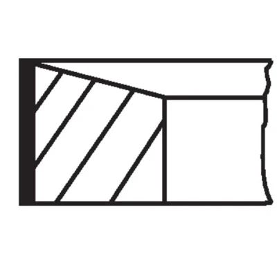 Immagine di MAHLE ORIGINAL 681 02 N0 Kit Fasce Elastiche 91,0