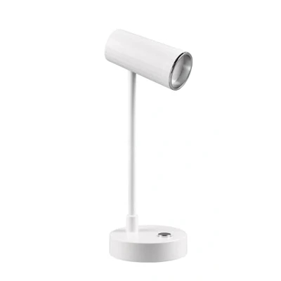 Immagine di Reality LED Lampada da scrivania Lenny R52661101, plastica bianca, incl. 2,5 Watt