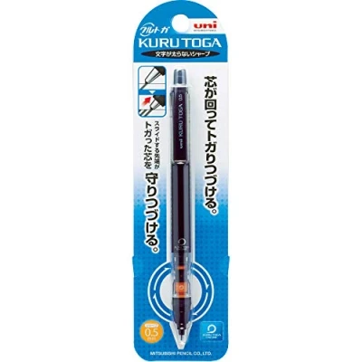 Immagine di Uni Mechanical Pencil Kurutoga pipe Slide Model 0.5 mm, corpo Black