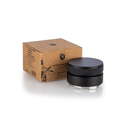 Immagine di Buddy&#039;s Bar Barista Edition, distributore di caffè, diametro 51 mm, altezza 3,5 cm, ausilio per il livellamento in acciaio inossidabile e alluminio, accessorio baristi