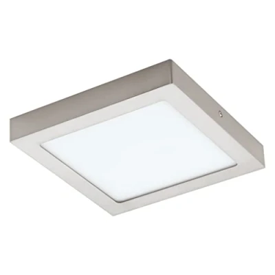 Immagine di Eglo FUEVA C Lampada da soffitto 15.6 W, Color Nichel Opaco, 22.5 x cm