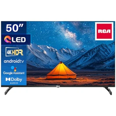Immagine di RCA Smart TV 50 Pollici (126 cm) QLED 4K UHD HDR Android WiFi, Bluetooth