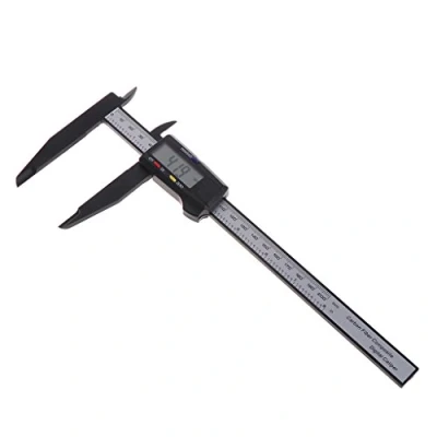 Immagine di Baiyao Calibro digitale a corsoio da 200 mm, impermeabile, per distanze, diametro, dimensioni di profondità, con display LCD