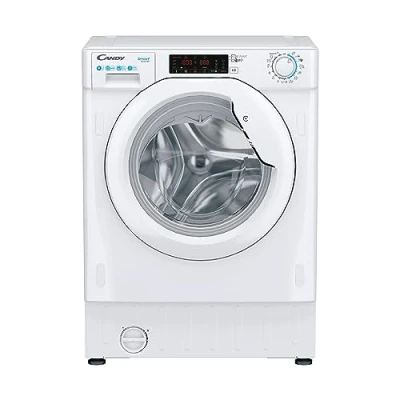 Immagine di Candy Smart Inverter CBWO 49TWME S Lavatrice da Incasso, 9 Kg, 1400 Giri, 16 Programmi, Connettività Wi Fi + NFC, Classe A, 60x53x82 cm, Bianco