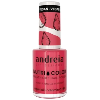Immagine di Andreia Professional NutriColor Smalto per unghie Vegan Traspirante Colore NC14 Rosa 10.5ml