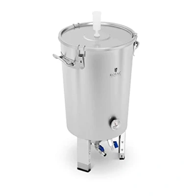 Immagine di Royal Catering Fermentatore Tronco Conico Bollitore Birra RCBM 44CF (30 Litri, Acciaio Inox, Conico, 0 40 C, C/F)