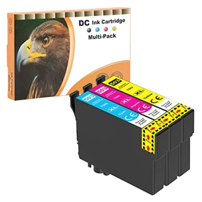 Immagine di LOSMANN D&amp;C Ink 3x Cartucce d&#039;inchiostro Compatibili per Epson 503XL 503 XL Expression Home XP 5200 5205 XP5200 XP5205, Workforce WF 2960 2965 WF2960 WF2965 2960DWF 2965DWF