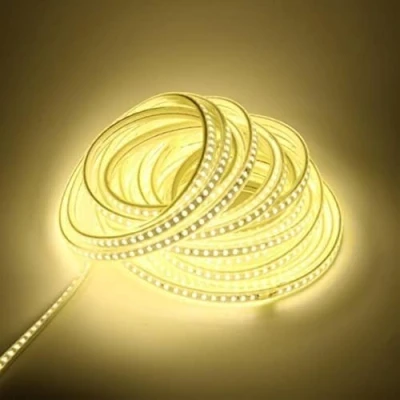 Immagine di pcning Striscia LED Luce Naturale 6 metri 220V 4000K 5730 120 leds/m Strips IP67 Impermeabile Strisce 220 Volt da Interno (Bianco, 6)