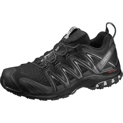 Immagine di Salomon XA Pro 3D Scarpe da Trail Running e Escursionismo Uomo, Stabilità, Aderenza, Protezione a lungo termine, Black/Magnet/Quiet Shade, 40 2/3 EU