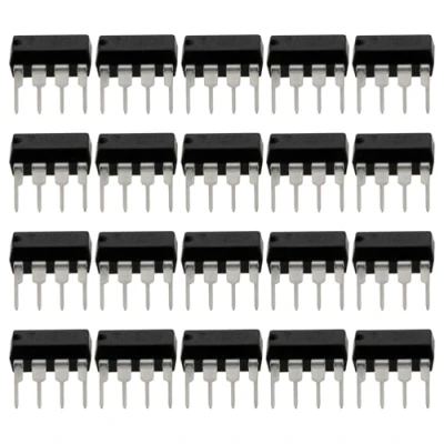 Immagine di OTOTEC 20 Pezzi TL082CP Amplificatore Operazionale Di Ricambio TL082 Chip IC DIP 8 Ingresso JFET A Basso Rumore Per Elaborazione Del Segnale Audio