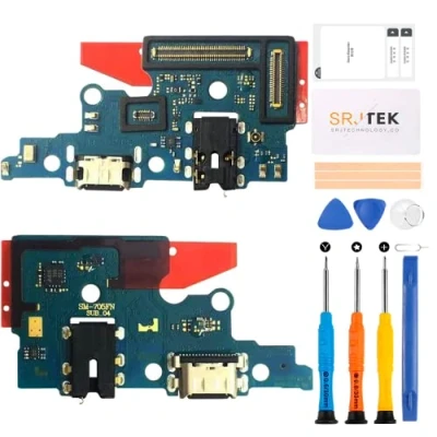 Immagine di SRJTEK Per Samsung Galaxy A70 Dock Connector Sostituzione Porta di Ricarica A705 Cuffie SM A705F con Microfono/Jack Audio/Antenna Kit Riparazione