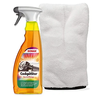 Immagine di detailmate Sonax Cockpit Star Set di pulizia per interni, 750 ml, in microfibra, 1000 g/m²