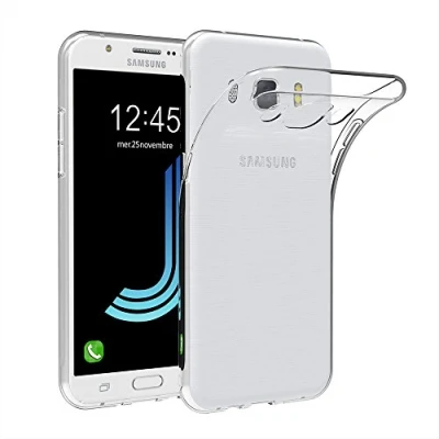 Immagine di AICEK Cover Compatible Samsung Galaxy J5 2016 J510, Silicone Caso Molle di TPU Cristallo Trasparente Sottile Anti Scivolo Case Posteriore della Copertura per 5.2 Pollici