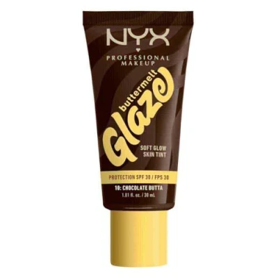 Immagine di NYX Professional Makeup Buttermelt Glaze Foundation LSF 30 Fondotinta, Taglia: ml, Chocolate butta