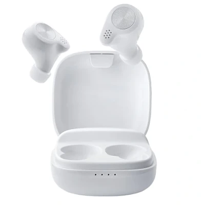 Immagine di Intenso Buds Micro Cuffie TWS True Wireless T200 con modalità gioco e fino a 25 ore di riproduzione (25 h, Senza fili), Cuffie, Bianco
