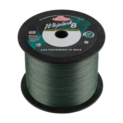 Immagine di Berkley Whiplash 8 Lenza Intrecciata Verde 2000m 0.16mm (20.9kg) Trecciato