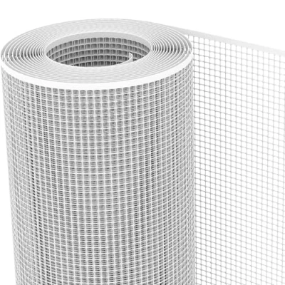 Immagine di TENAX 62345501 Quadra 10 Bianco 1,00 x 50 m, Rete Protettiva in Plastica per Cancelli e Recinzioni