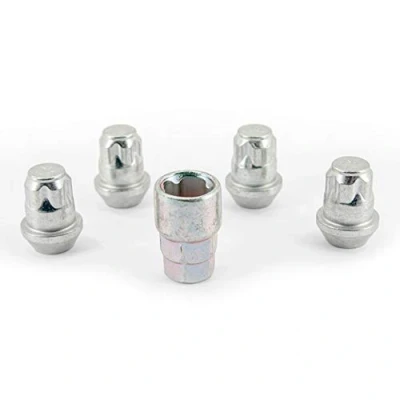 Immagine di H&amp;R Set di bulloni Antifurto per Ruote M14x1.50 conici 4 Dadi incl. Adattatore