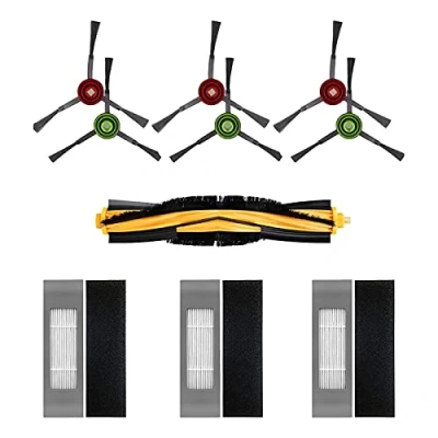 Immagine di Filtro Spazzola Pezzi di Ricambio Accessori Set per Aspirapolvere Robot Ecovacs DEEBOT OZMO T8 AIVI