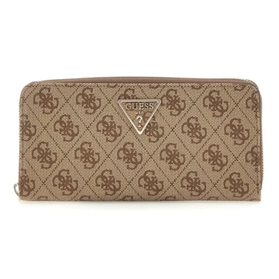 Immagine di Guess Laurel Large Portafoglio, Donna, Taglia: One Size, Beige