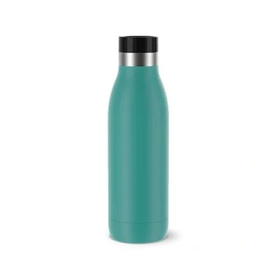 Immagine di TEFAL BLUDROP Borraccia riutilizzabile in acciaio inox, per bevande calde e fredde, lavabile lavastoviglie, a prova di perdite, 0,5 l, verde