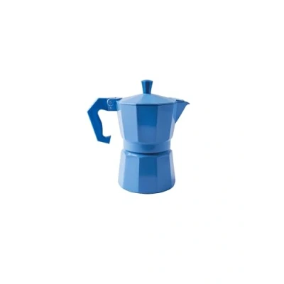 Immagine di Excelsa Caffettiera Color 1 Tazza, Alluminio, Blu, Fino a 2 Tazze