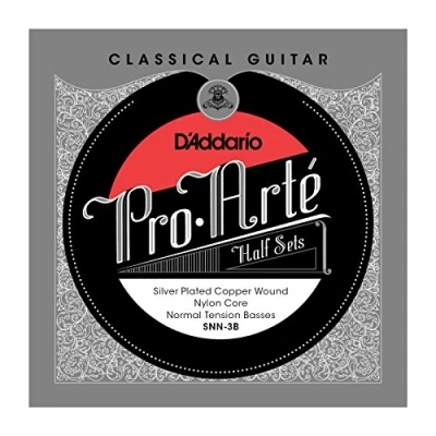 Immagine di D&#039;Addario SNN 3B Pro Arte Corde avvolte in rame placcato argento con anima nylon per chitarra classica, metà muta, tensione normale