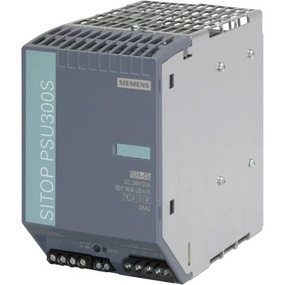 Immagine di Siemens SITOP PSU300S 24 V/20 A Alimentatore per guida DIN V/DC 20 480 W Num. uscite:1 x Contenuto 1 pz.