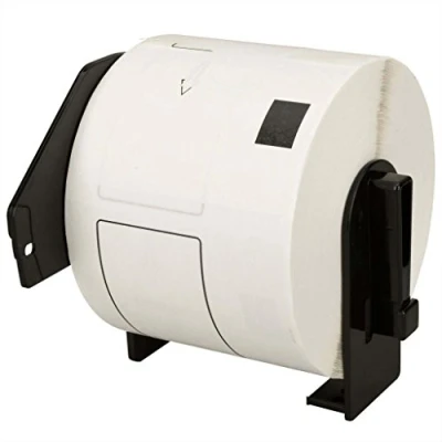 Immagine di 1 Go Inks Rotolo di etichette compatibili da sostituire Brother DK 11202 (Etichette: 300, Dimensione: 62 x 100 mm)