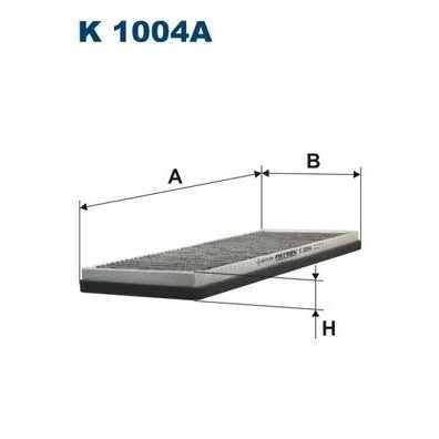 Immagine di FILTRON K 1004A Filtro abitacolo al carbone attivo 388 150 26 VOLKSWAGEN: Passat B5 GP Sedan, Variant, Sedan