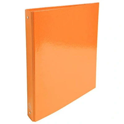 Immagine di Exacompta rif. 519294E Cartone da 10 raccoglitori rigidi Iderama, 4 anelli rotondi diametro 30 mm, dorso 40 dimensioni esterne: 32 x 26 cm, formato A4, colore: arancione