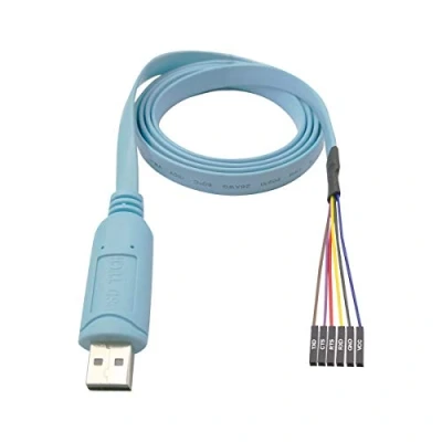 Immagine di DSD TECH SH U09BL Cavo Seriale da USB a TTL con Chip CP2102N 1.2M / 4FT