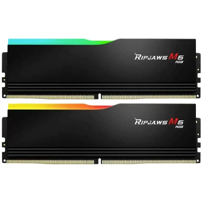 Immagine di G.Skill Ripjaws M5 RGB Kit memoria PC Dettaglio DDR5 32 GB 2 x 16 On the ECC 5200 MHz 288pin DIMM CL40 F5 5200J404016GX2 RM5RK
