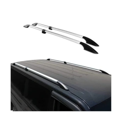 Immagine di OMAC Barre portatutto compatibili con Mercedes Vito W639 W447 2003 2022 Accessorio interno auto, protezione dai graffi, bordo autoadesivo in acciaio inox cromato